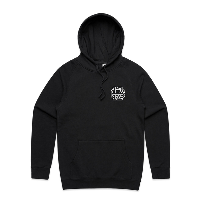 Badge Hoodie Black